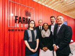 AGCO Team Front Row L to R - Louisa Parker Smith, Shlobi Maluleke, Gary Collar; Back Row - Jason Bur